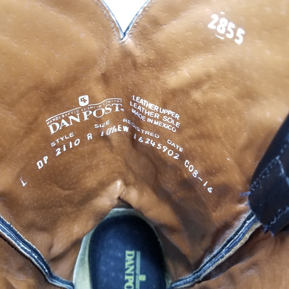 Dan Post Milwaukee Cowboy boots size 10 1/2 E - Picture 2 of 8